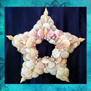 Handmade Shell Star Wall or Door Hanging